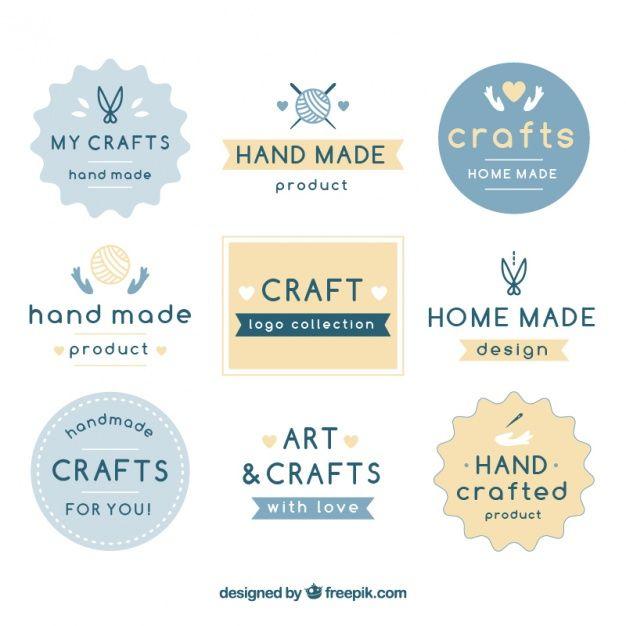Crafts Logo - Nine logos for crafts Vector | Free Download