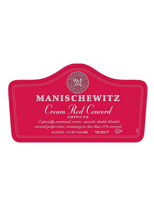 Manischewitz Logo - Manischewitz Cream Concord Red 750ML