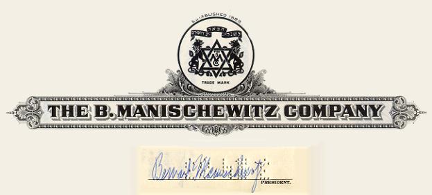 Manischewitz Logo - Manischewitz Company signed by Bernard Manischewitz (kosher food and ...