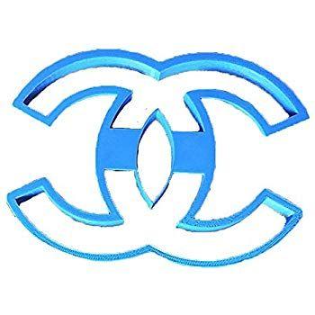 Cutter Logo - Amazon.com: Cuticuter Chanel Logo Cookie Cutter, Blue: Home & Kitchen