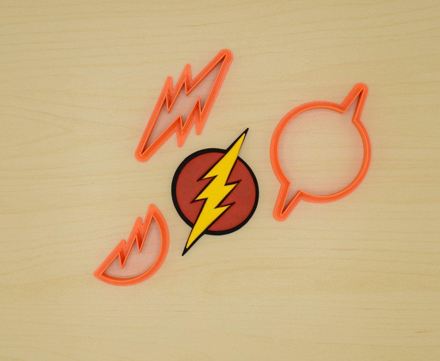 Cutter Logo - The Flash Logo Fondant Cutter Set