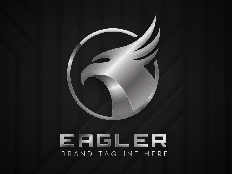 Metallic Logo - Metallic Eagle Logo by Raj Kumar on Dribbble