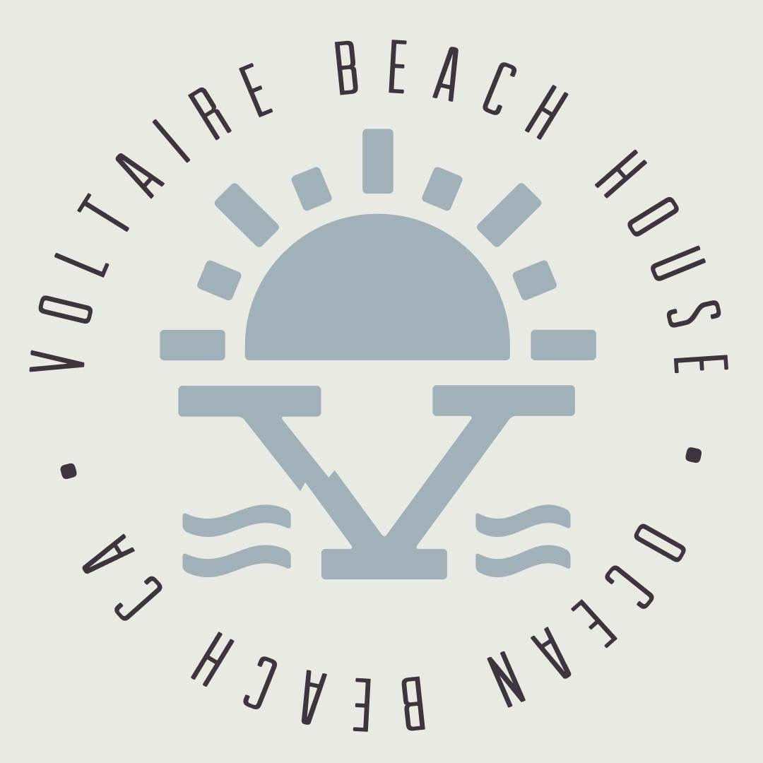 Voltaire Logo - Restaurant logo -Voltaire beach house in ocean beach SAN diego ...