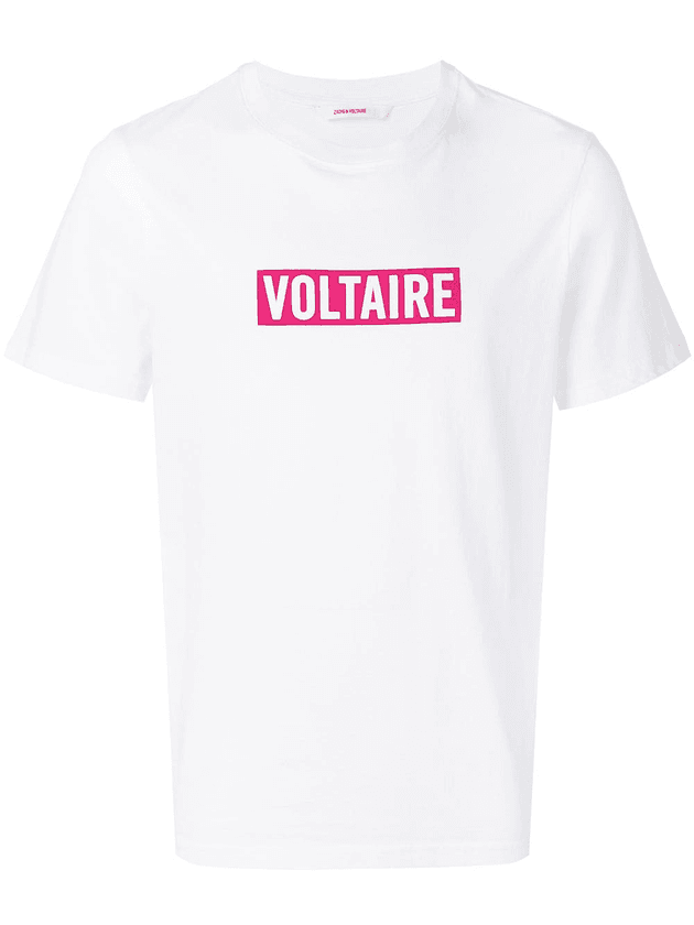 Voltaire Logo - Zadig & Voltaire logo T-shirt | White | MILANSTYLE.COM