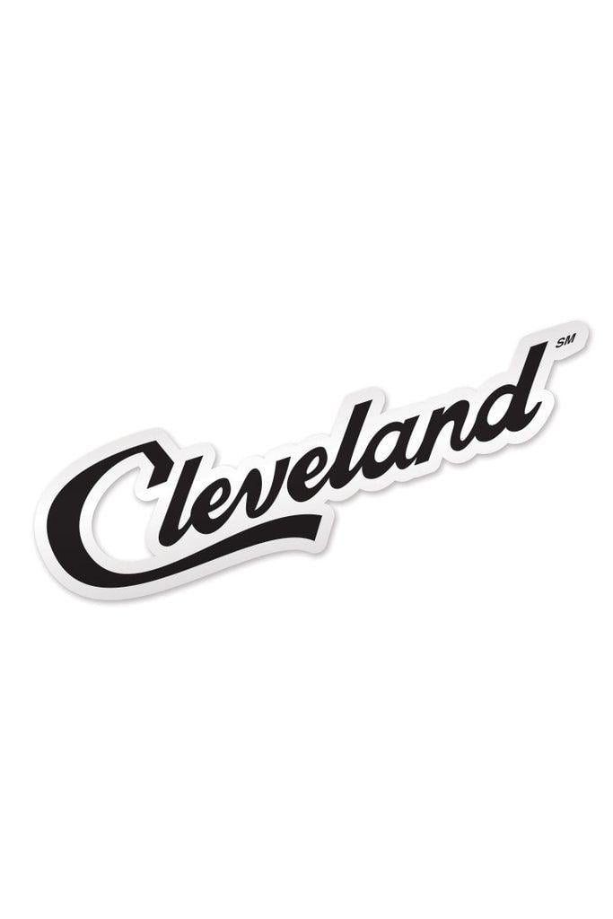 CLE Logo - Cleveland Script - Sticker