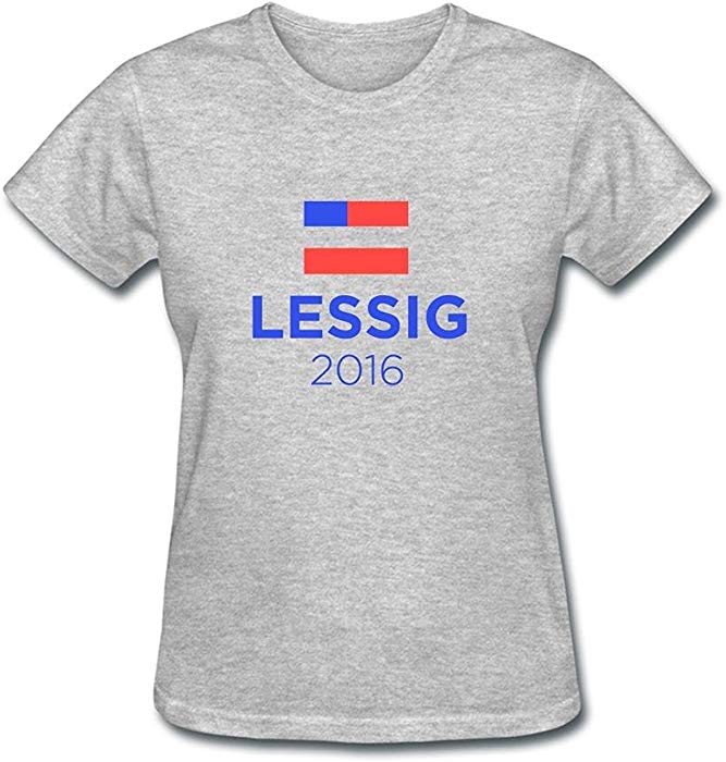 Lessig Logo - Amazon.com: JXK Women's Lawrence Lessig For President Campaign 2016 ...