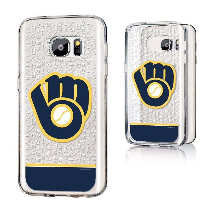 ClearCase Logo - Milwaukee Brewers Galaxy S7 Stripe Logo Clear Case