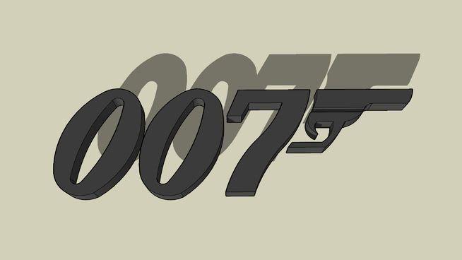 OO7 Logo - 007 logo | 3D Warehouse
