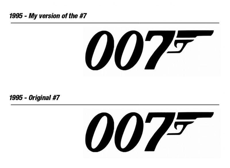 OO7 Logo - Evolution of the 007 James Bond Movie Logo Design