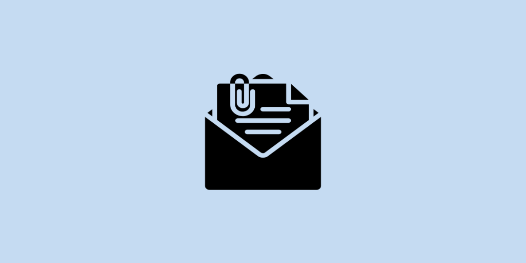 Attachment Logo - How to add a PDF to your Mailchimp emails