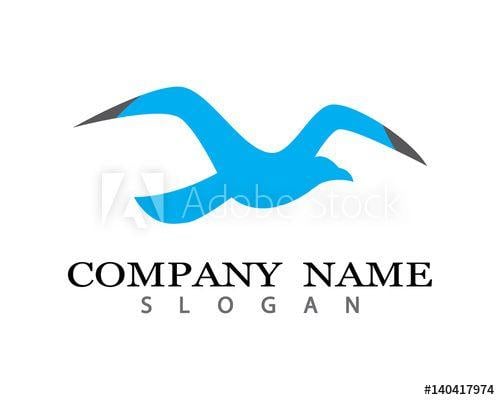 Seagull Logo - Seagull logo template this stock vector and explore similar