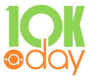 10K Logo - 10K A Day Enhancement Systems
