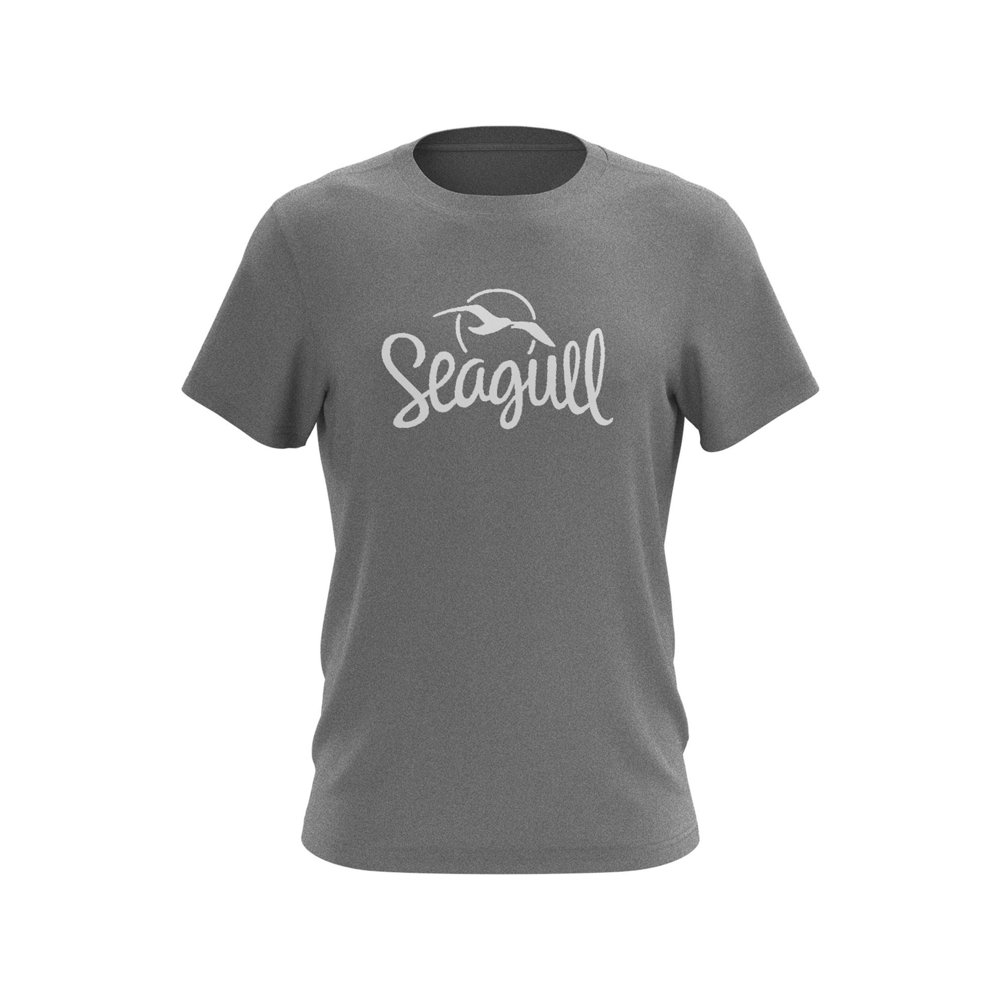 Seagull Logo - T-Shirt Grey SEAGULL Logo White