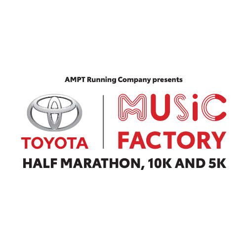 10K Logo - Toyota Music Factory Half Marathon, 10K & 5K - Ampt Running