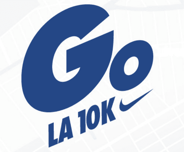 10K Logo - Nike Go LA 10K Race Reviews. Culver City, California