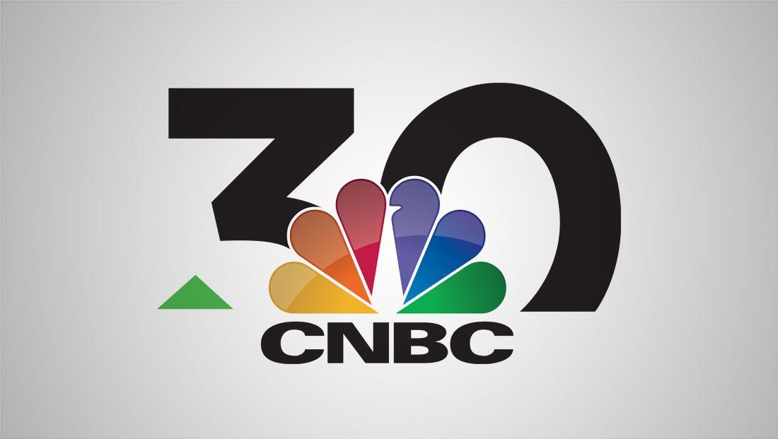 30 Logo - CNBC marks 30 years with special logo and bug - NewscastStudio