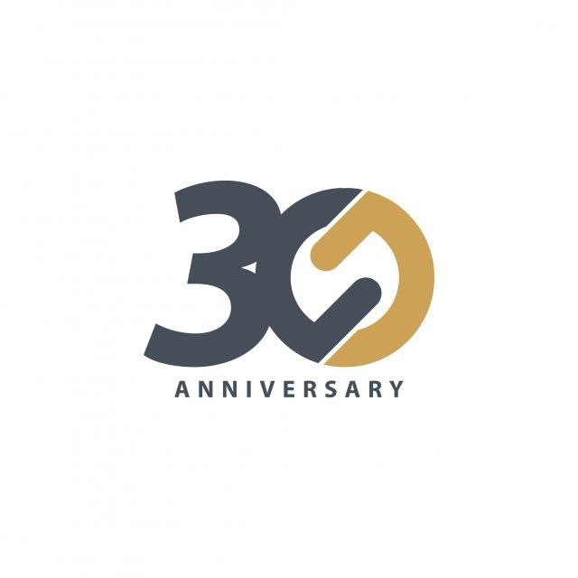 30 Logo - 30 Year Anniversary Vector Template Design Illustration, Anniversary ...