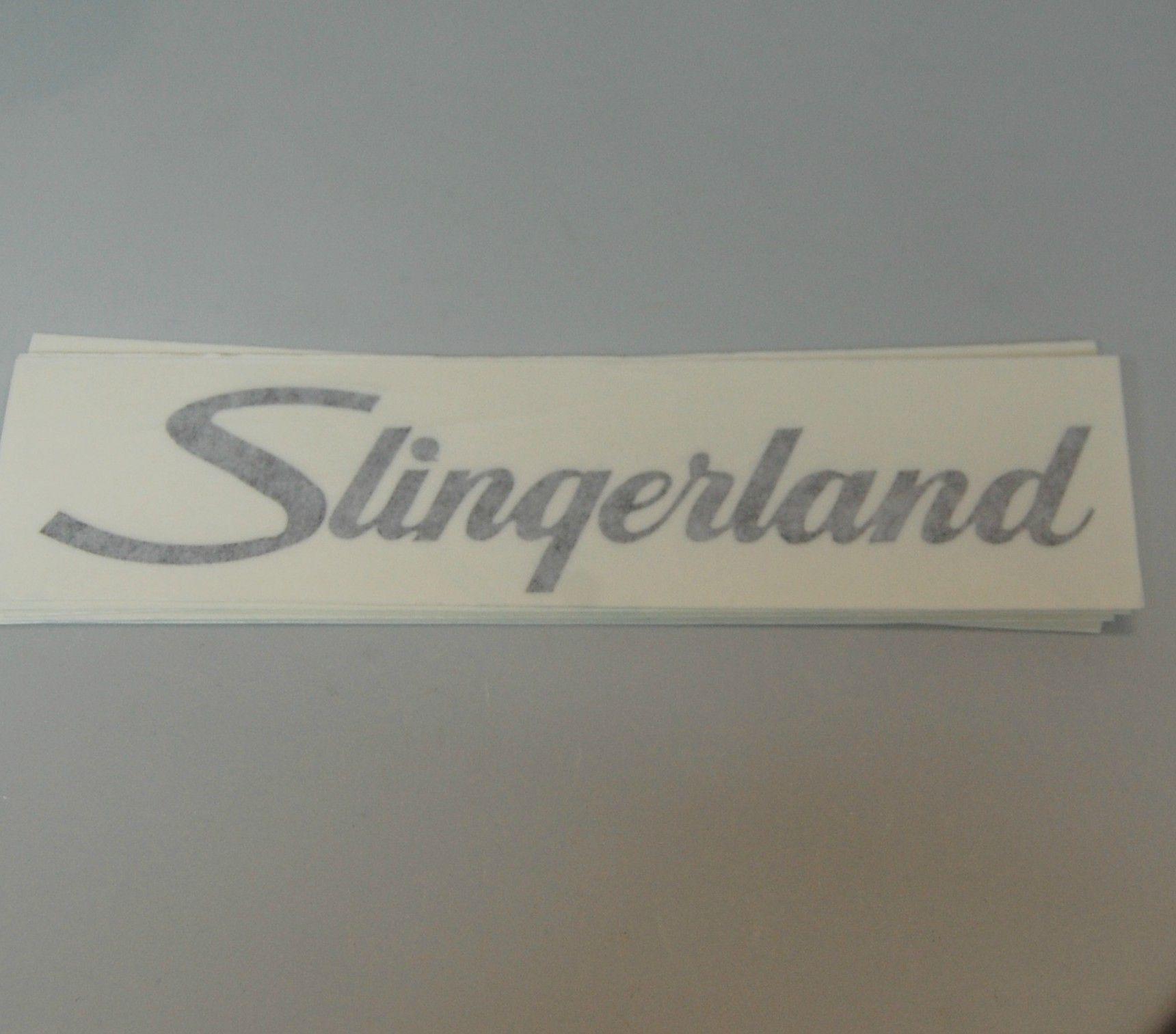Slingerland Logo - Slingerland Bass Drum Logo Decal