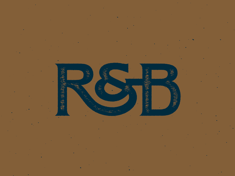 R&B Logo - R&B | Monogram | Learning logo, Logos design, Branding design