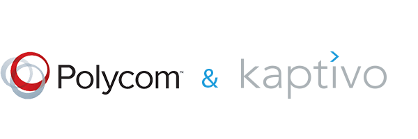 Polycom.com Logo - Polycom and Kaptivo Logo