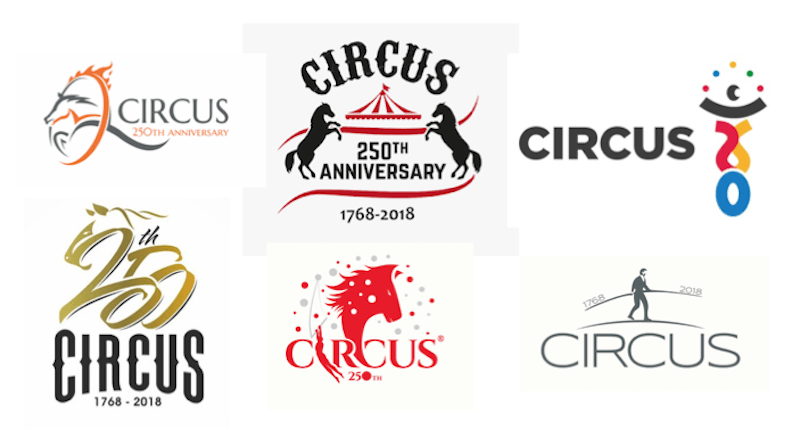 Circus Logo - Vote for the Best Circus Logo for the 250th Anniversary