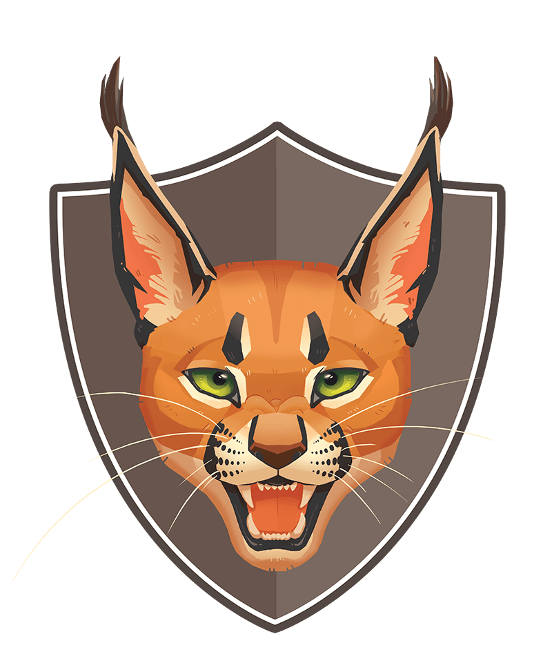 Caracal Logo - Caracal (Rooikat) Logo Design for BRAVO Beer by Paula Lucas | Paula ...