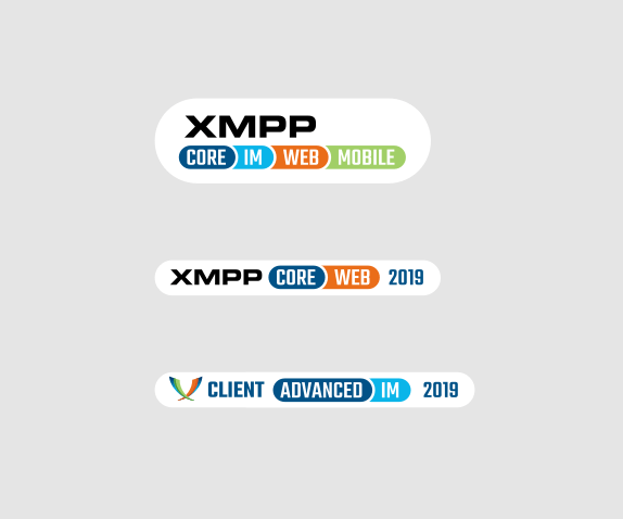 XMPP Logo - Jobs - Design of Badges for different XMPP Compliance Levels