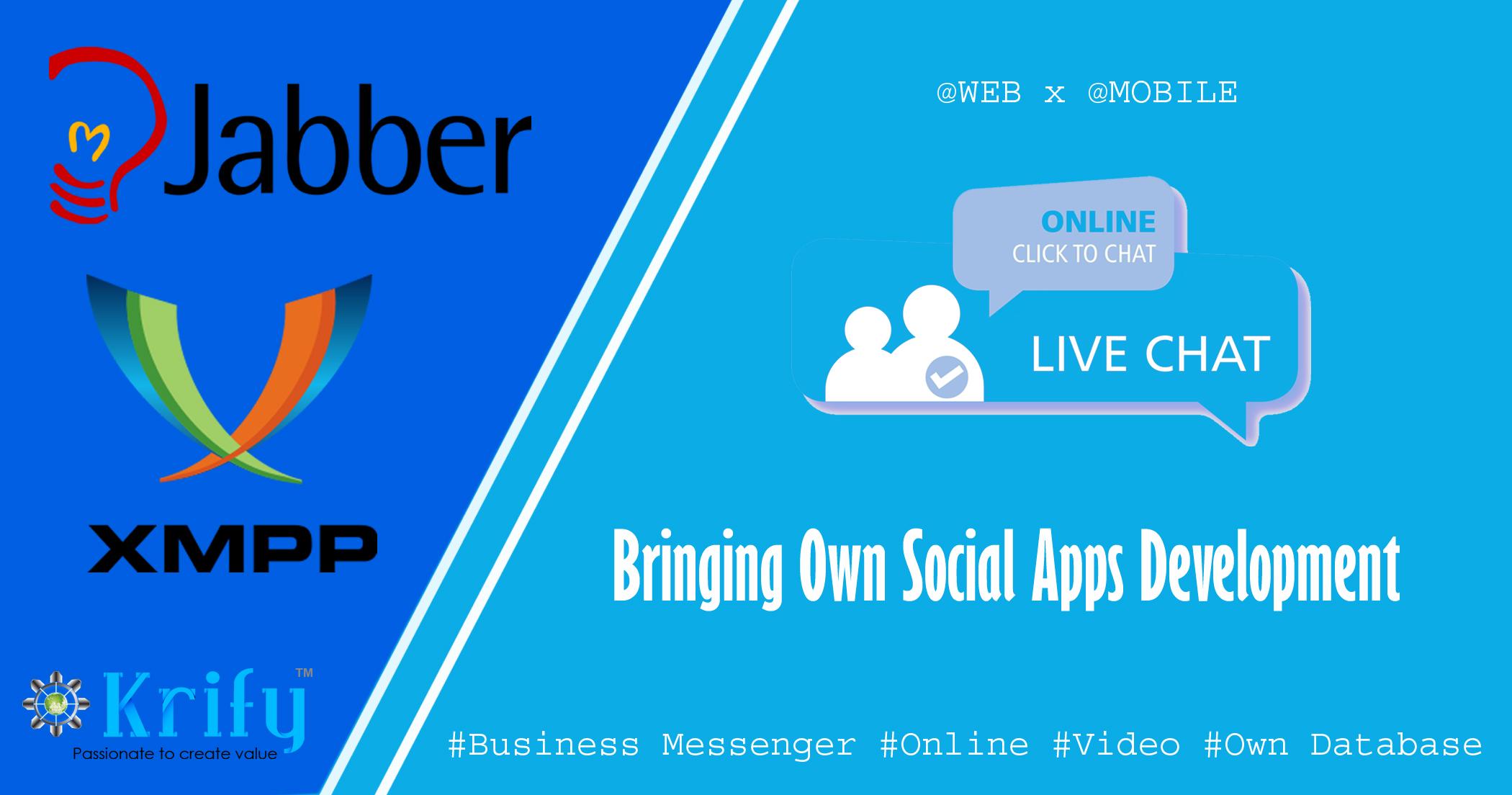 XMPP Logo - XMPP Server - Jabber Social Chat Apps Development | Krify