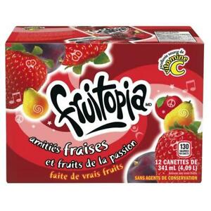 Fruitopia Logo - Details About Fruitopia Strawberry Passion Awareness Juice 12 Cans Case 341ml PICKED UP FRESH