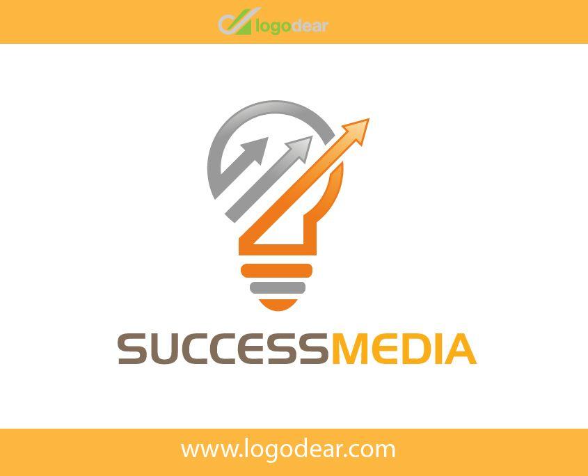 Success Logo - Success Media Company Modern Bulb Graph vector Logo design – LogoDear