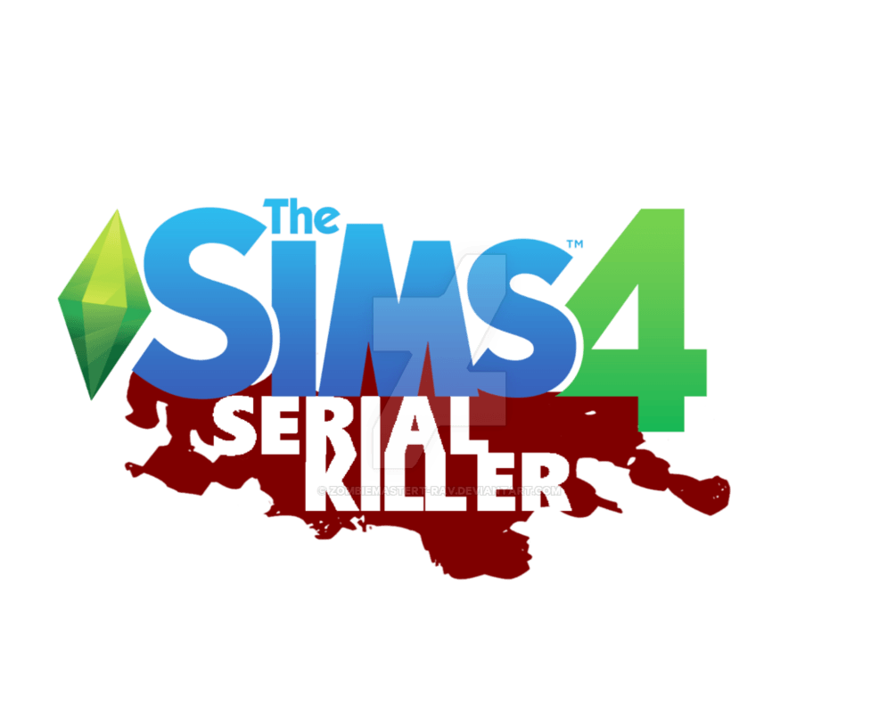 Serial Logo - Sims 4 Serial Killer Logo By ZombieMasterT Rav