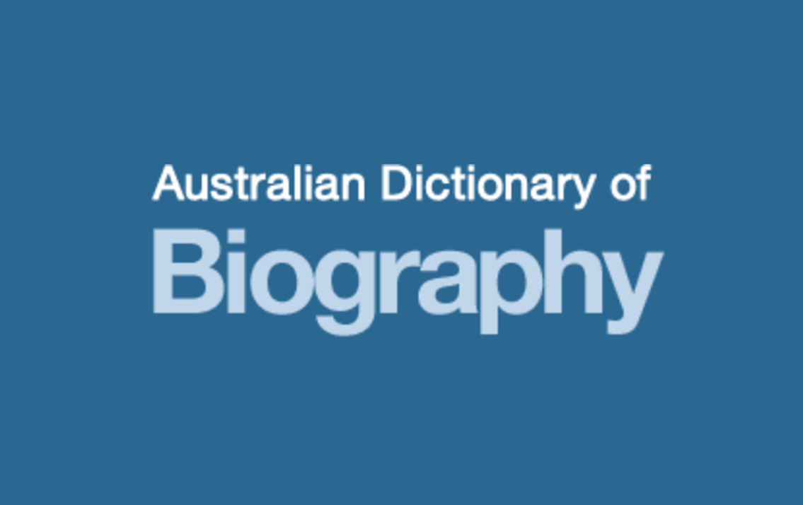 Biography.com Logo - Australian Dictionary of Biography