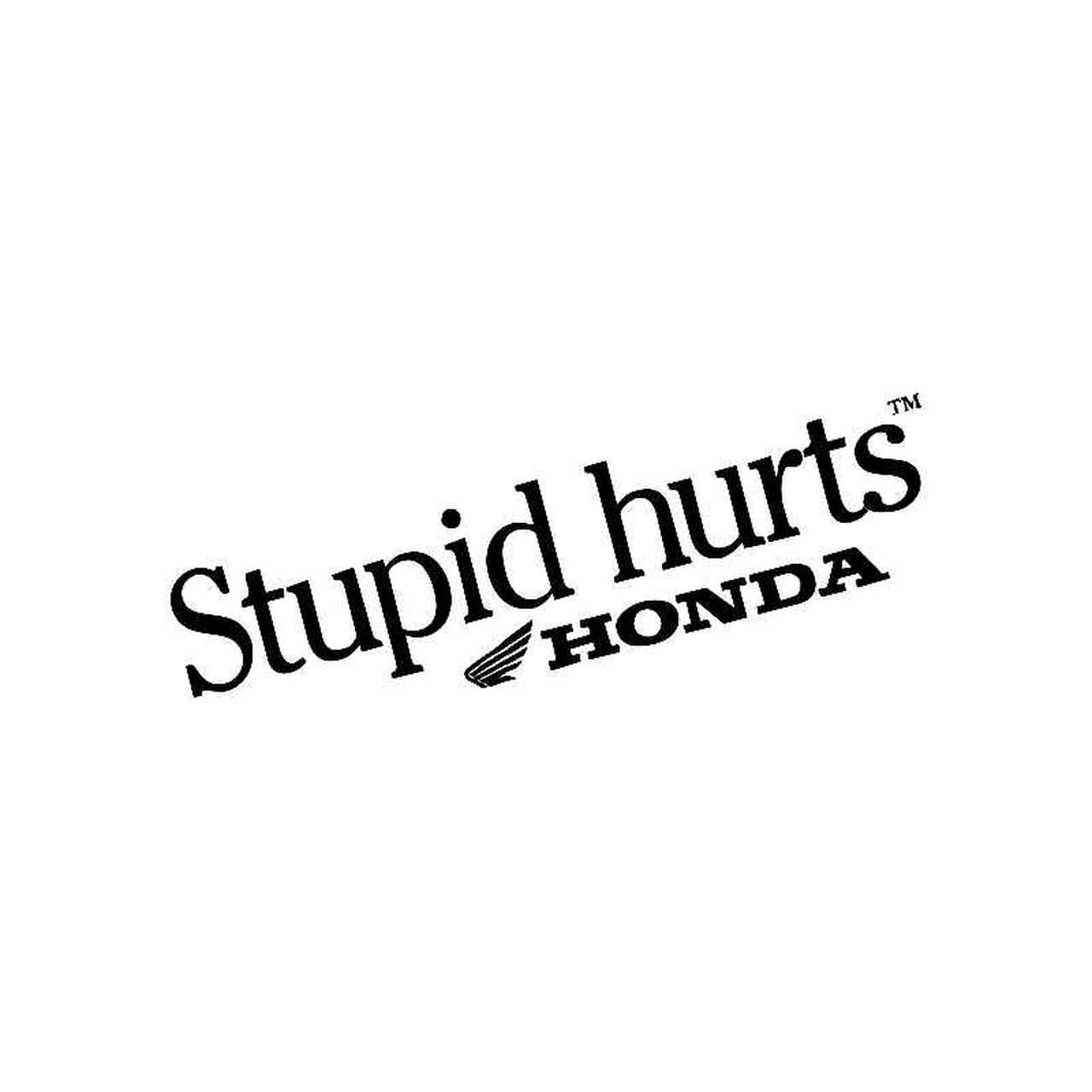 Stupid Logo - Stupid Hurts Logo Jdm Decal