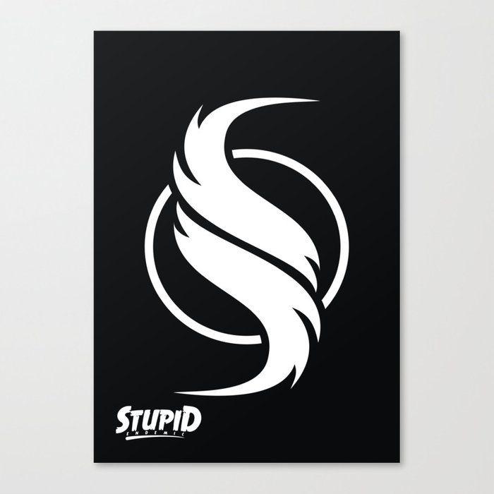 Stupid Logo - Stupid Endemic Logo Canvas Print