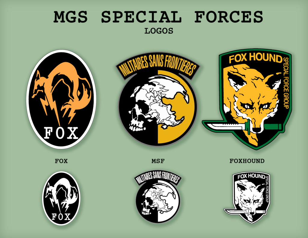 MGS Logo - MGS Logos. I Need The Center Top One Made For My Cosplay Halloween