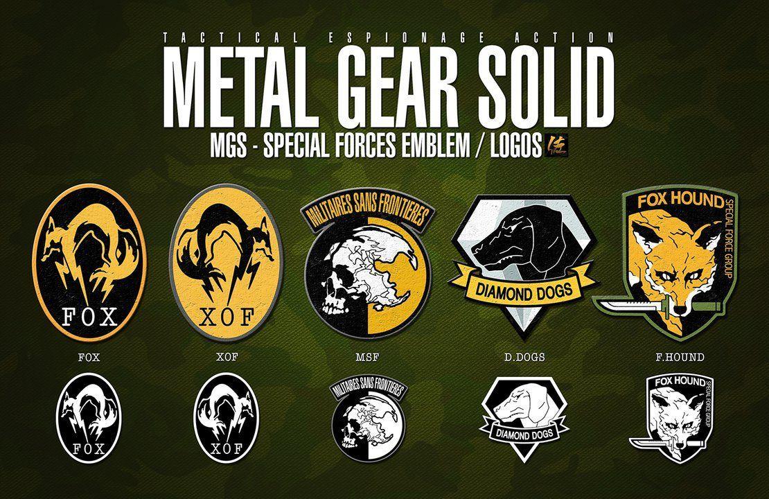 MGS Logo - metal gear solid special forces original logo collection i tried to