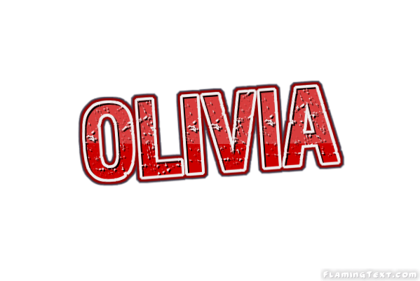 Olivia Logo - Olivia Logo. Free Name Design Tool from Flaming Text