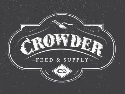 Crowder Logo - David Crowder Merch Logo by Brian Irving on Dribbble