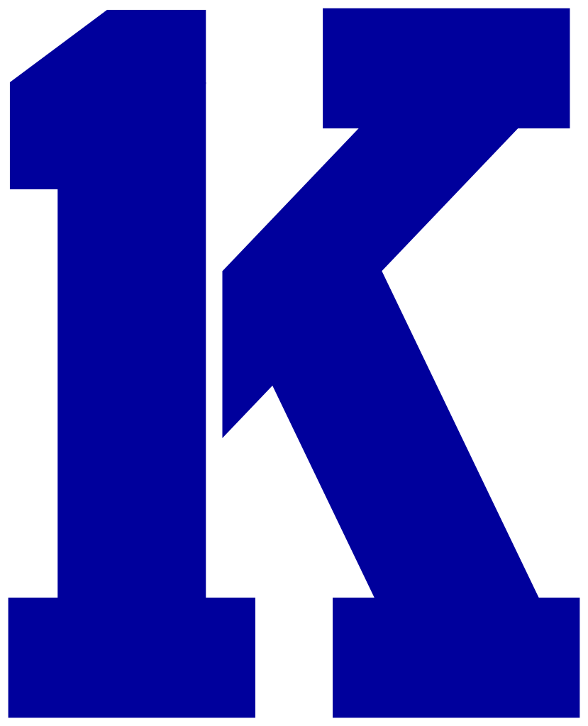 1K Logo - Coach K 1k logo.svg