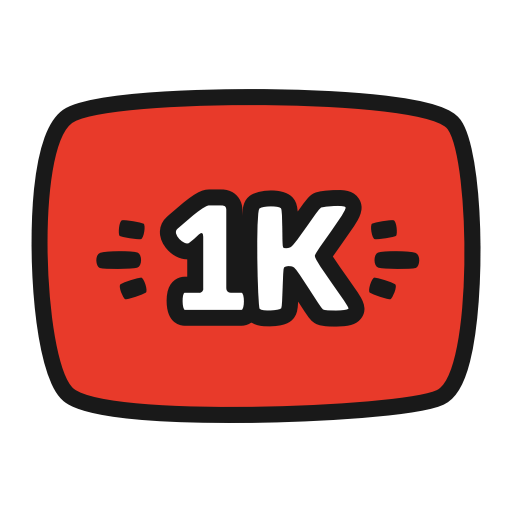 1K Logo - 1k, checkpoint, followers, thousand, views, youtube icon
