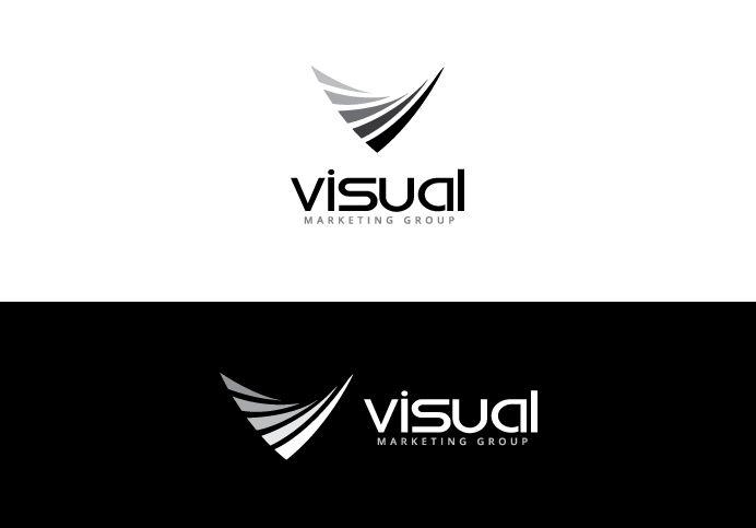 Visual Logo - Logo Design for Visual Marketing Group by BigHero. Design