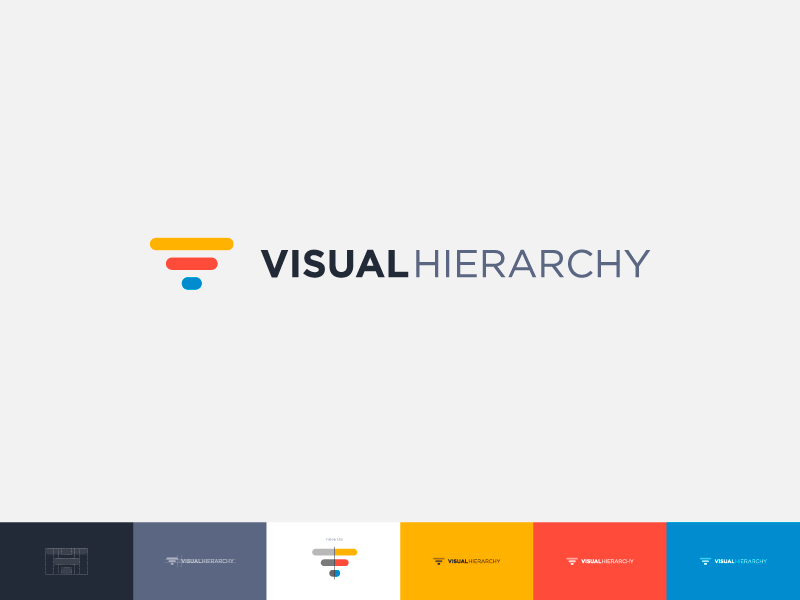 Visual Logo - Visual Hierarchy Logo by Radu Jianu on Dribbble