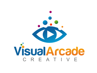 Visual Logo - Visual Arcade Creative logo design