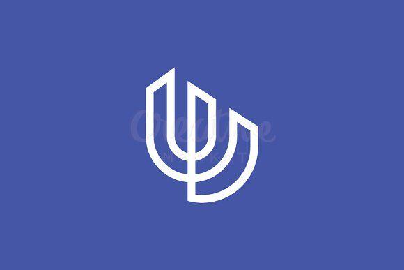 Blue Letter U Logo - Letter U Logo ~ Logo Templates ~ Creative Market