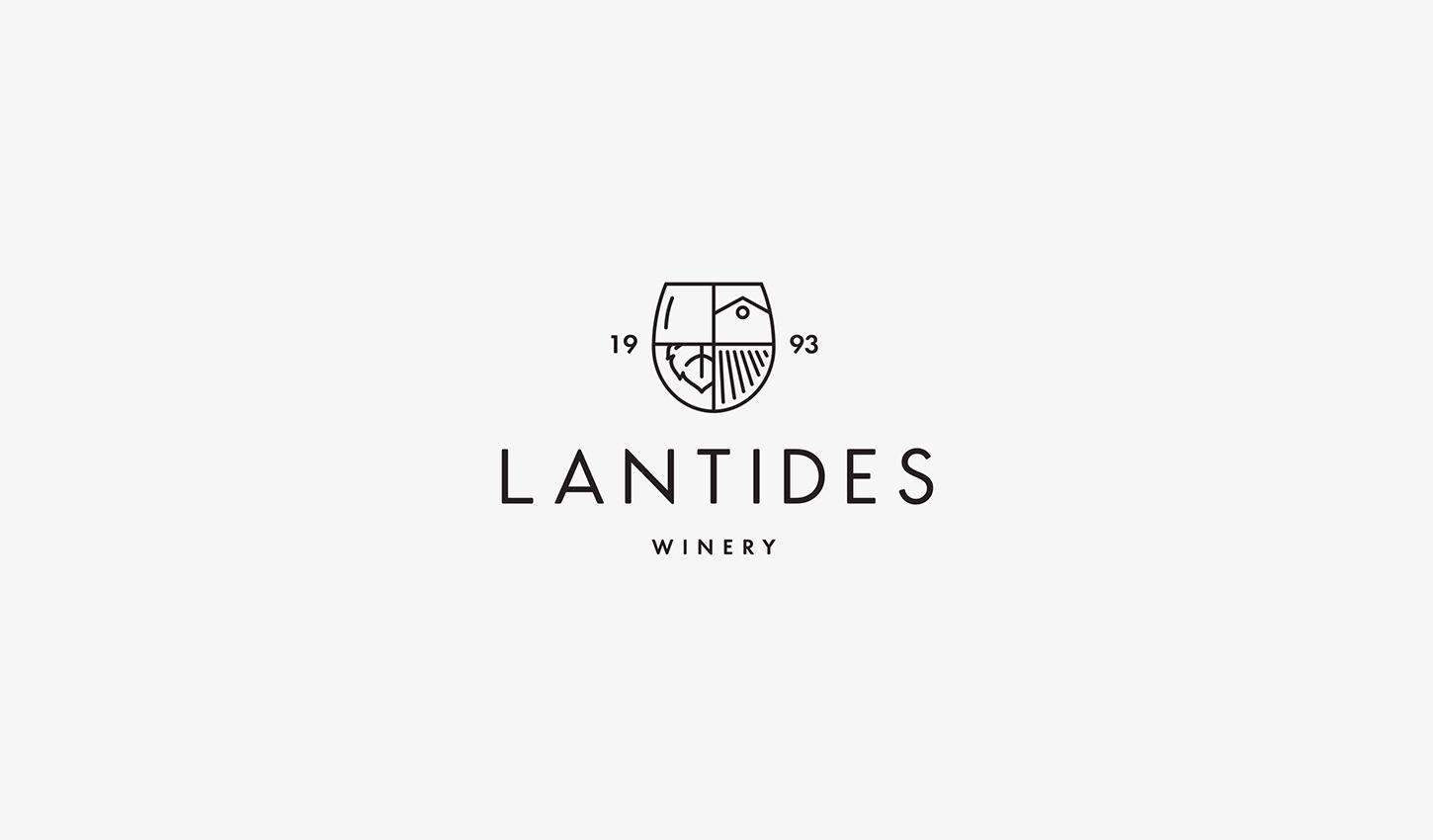 Winery Logo - Lantides Winery Logo – Luminous Design Group