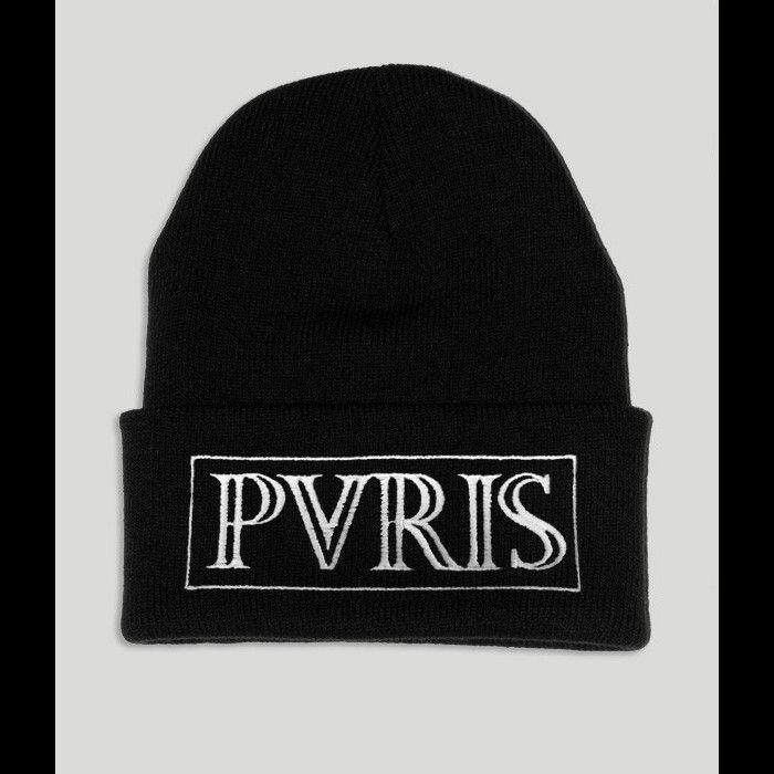 Pvris Logo - PVRIS Logo Beanie | AWESOME | Beanie, Beanie hats, Band merch