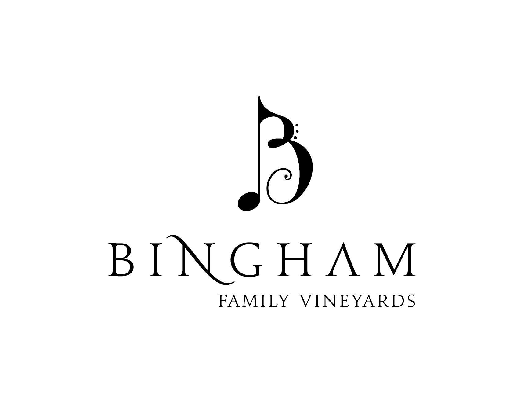 Winery Logo - Texas Winery Logo & wine label design: Bingham Family Vineyards ...