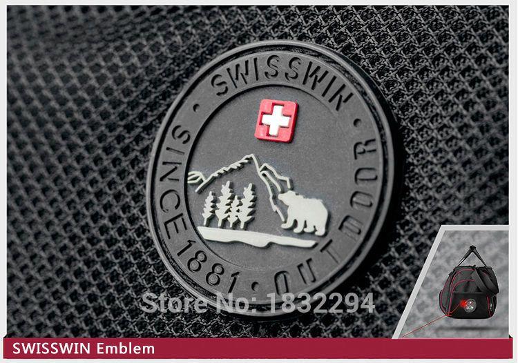 Swisswin Logo - Swisswin Travel Bag Male Large Capacity Lightweight Travel Messenger  Shoulder Bag Women Big Portable Duffel Bag Carry on Bag-in Travel Bags from  ...