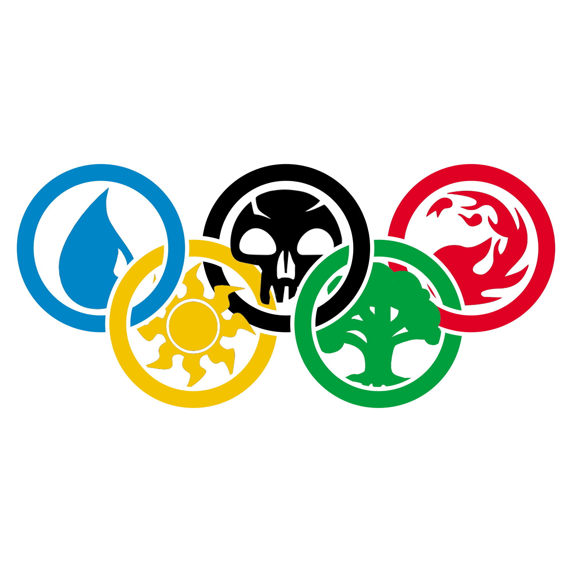 MTG Logo - Magic: The Gathering Olympics Logos (Variants in Olympic and MTG ...