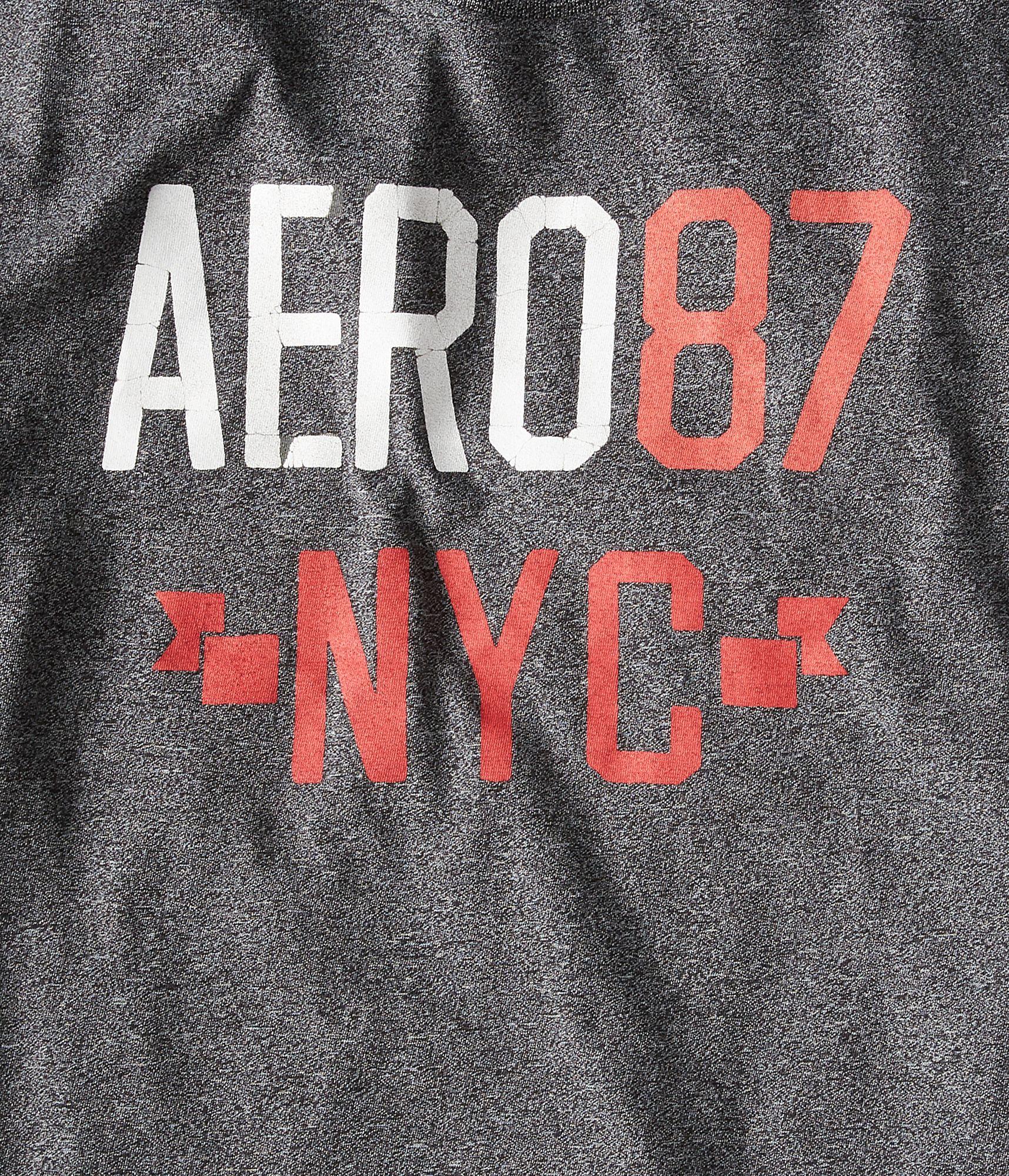 Areopostile Logo - Details about aeropostale mens aero 87 nyc logo graphic tee